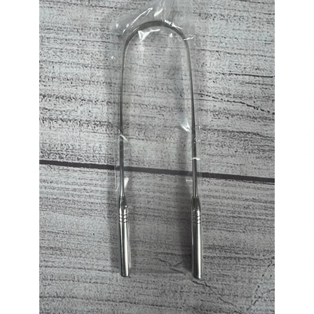 NWT GuruNanda Tongue Scraper Stainless Steel Oral Care‎ Cleaner Case